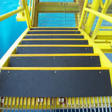 Gradini per scale anti-slip FRP per soluzioni di sicurezza